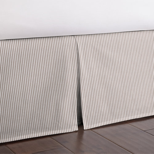 The Tailor's Bed Ticking Tailored Bed Skirt & Reviews Wayfair